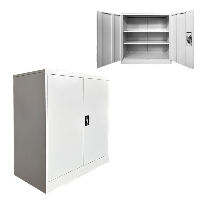 Μεταλλικό ντουλάπι Armon pakoworld ανοιχτό γκρι 90x45x90εκ - Hippiehome.gr