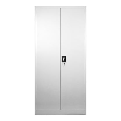 Μεταλλική ντουλάπα Ugren pakoworld ανοιχτό γκρι 90x40x180εκ - Hippiehome.gr