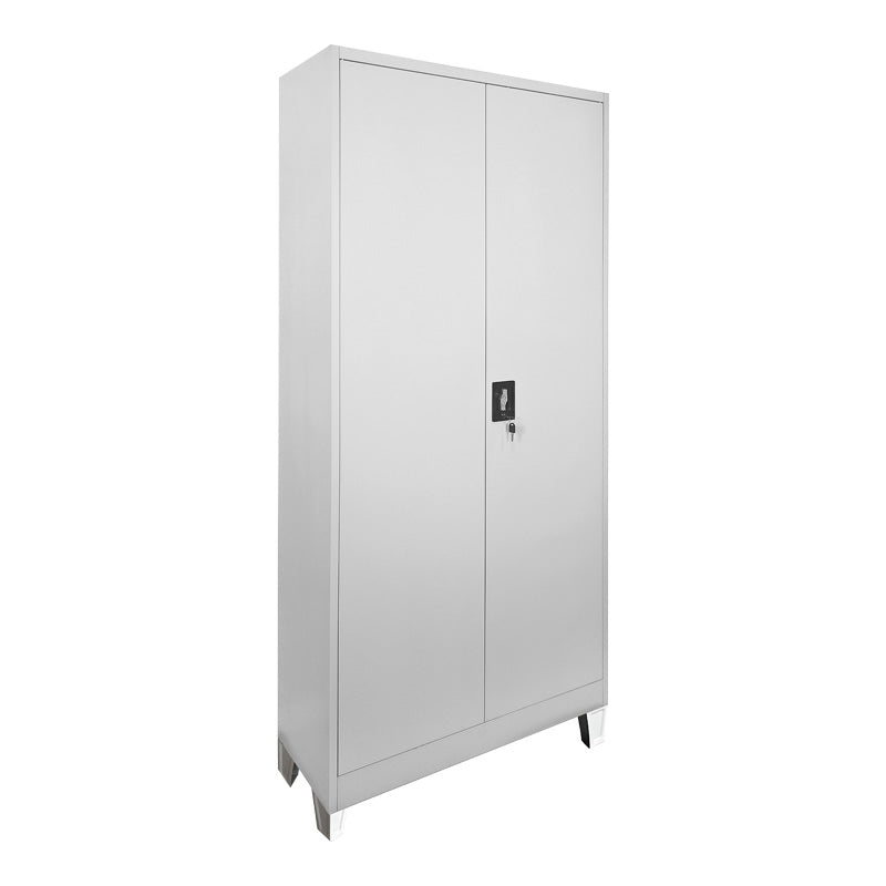 Μεταλλική ντουλάπα Ugren pakoworld ανοιχτό γκρι 90x40x190εκ - Hippiehome.gr