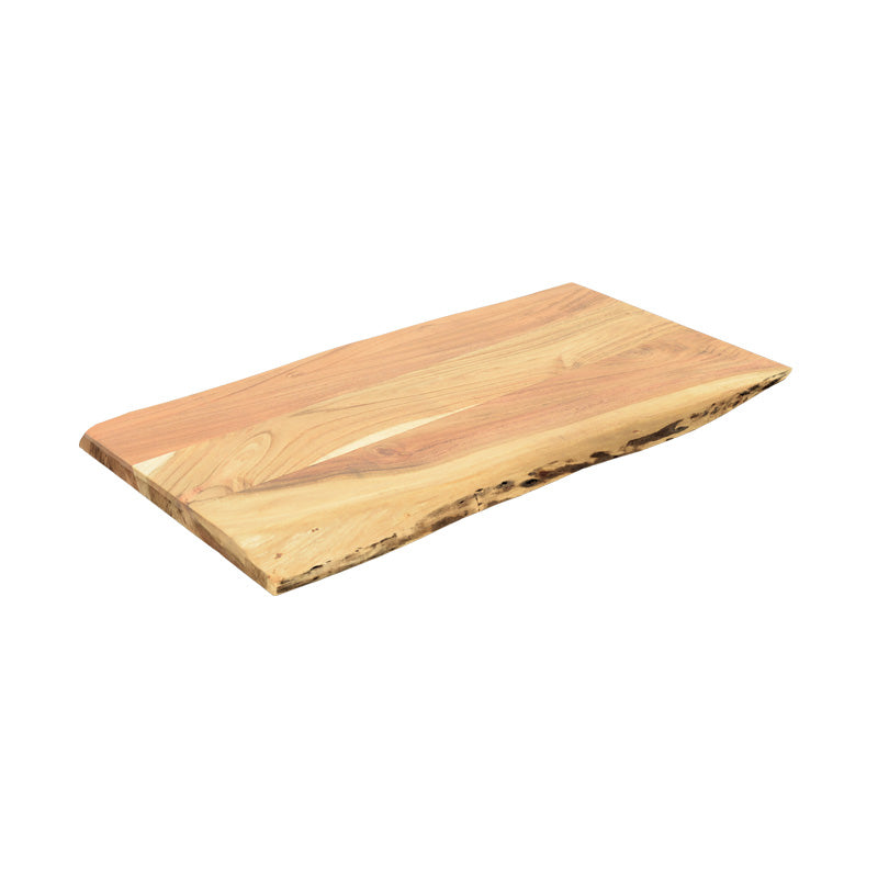 Επιφάνεια τραπεζιού Pozier pakoworld μασίφ ξύλο ακακίας σε φυσική απόχρωση 160x90x4εκ - Hippiehome.gr