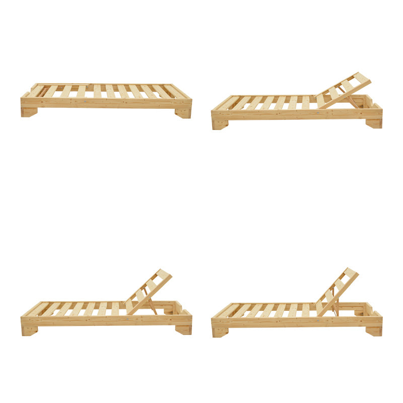 Ξαπλώστρα Fendy pakoworld ξύλο ελάτου σε φυσική απόχρωση 71.5x200x24εκ - Hippiehome.gr