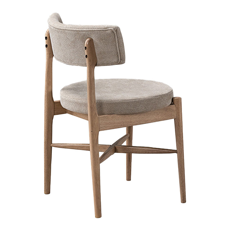 Καρέκλα Raudi pakoworld rubberwood σε φυσική-μπεζ απόχρωση 45.5x45.5x81εκ - Hippiehome.gr