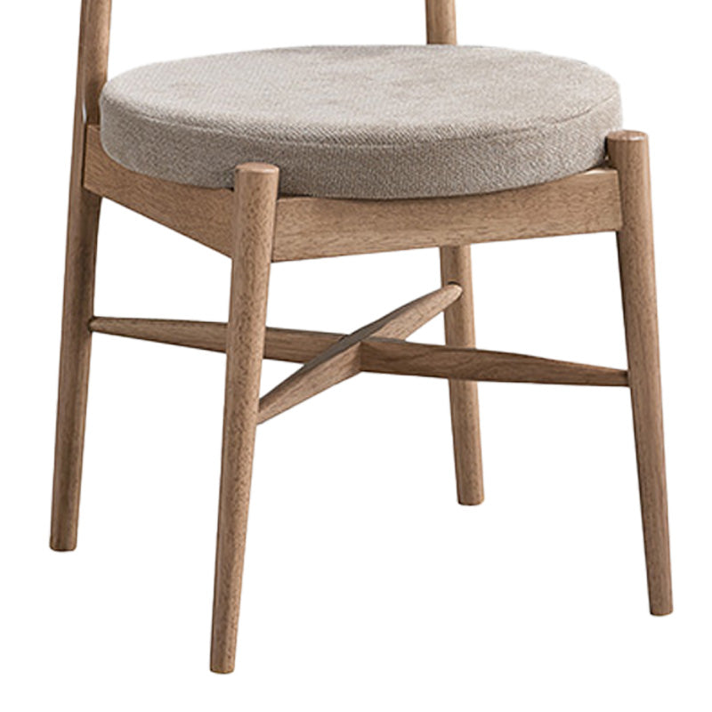 Καρέκλα Raudi pakoworld rubberwood σε φυσική-μπεζ απόχρωση 45.5x45.5x81εκ - Hippiehome.gr
