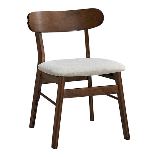 Τραπεζαρία Eleganza-Cairo pakoworld σετ 7τεμ mdf σε καρυδί-εκρού απόχρωση 180x99x75.8εκ - Hippiehome.gr