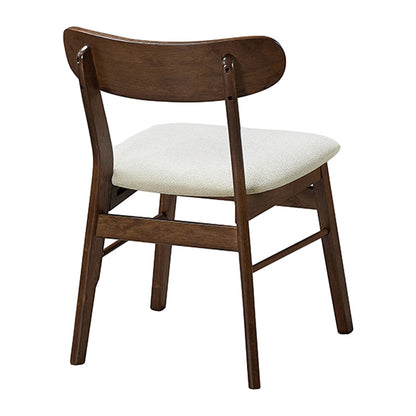 Τραπεζαρία Eleganza-Cairo pakoworld σετ 7τεμ mdf σε καρυδί-εκρού απόχρωση 180x99x75.8εκ - Hippiehome.gr