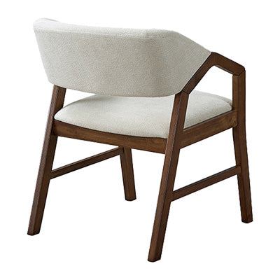 Τραπεζαρία Eleganza-Livia pakoworld σετ 7τεμ mdf σε καρυδί-εκρού απόχρωση 180x99x75.8εκ - Hippiehome.gr