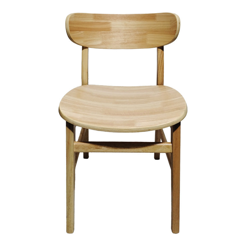 Καρέκλα Lumnia pakoworld rubberwood σε φυσική απόχρωση 46x50x76εκ - Hippiehome.gr