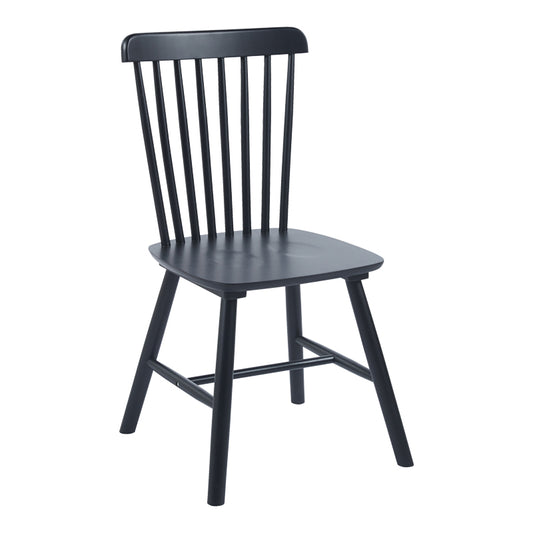 Καρέκλα Bristol pakoworld rubberwood σε μαύρη απόχρωση 45x51x86εκ - Hippiehome.gr