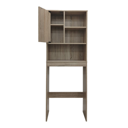 Έπιπλο μπάνιου Tazien pakoworld σε sonoma απόχρωση 60x24x168.5εκ - Hippiehome.gr
