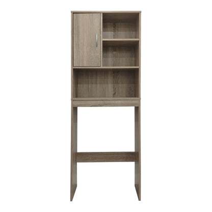 Έπιπλο μπάνιου Tazien pakoworld σε sonoma απόχρωση 60x24x168.5εκ - Hippiehome.gr