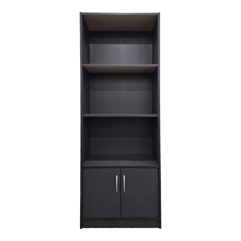 Βιβλιοθήκη Tekaro pakoworld σε ανθρακί απόχρωση 60x29x166εκ - Hippiehome.gr
