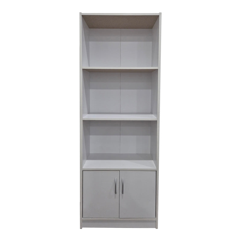 Βιβλιοθήκη Tekaro pakoworld σε λευκή απόχρωση 60x29x166εκ - Hippiehome.gr
