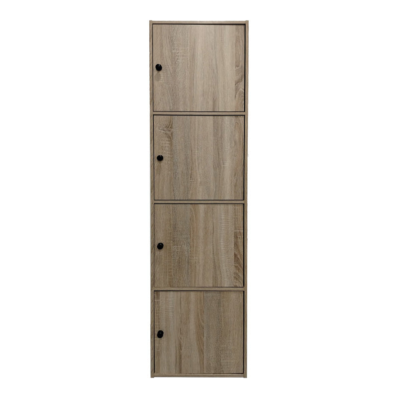 Ντουλάπι-στήλη Gabino pakoworld σε sonoma απόχρωση 40x39x158εκ - Hippiehome.gr