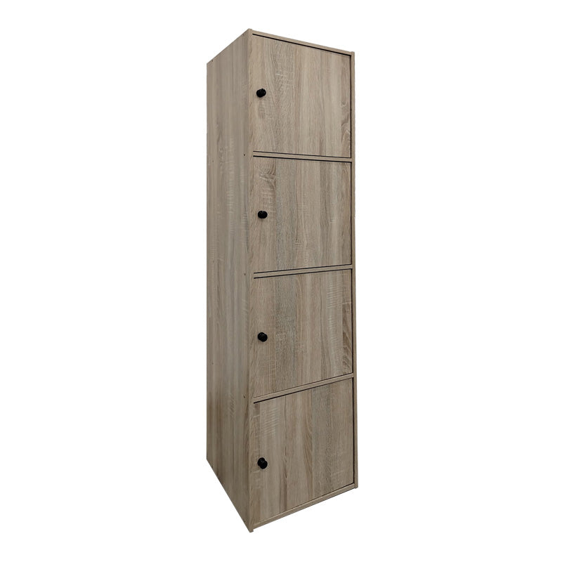 Ντουλάπι-στήλη Gabino pakoworld σε sonoma απόχρωση 40x39x158εκ - Hippiehome.gr