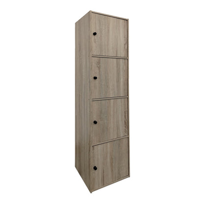 Ντουλάπι-στήλη Gabino pakoworld σε sonoma απόχρωση 40x39x158εκ - Hippiehome.gr
