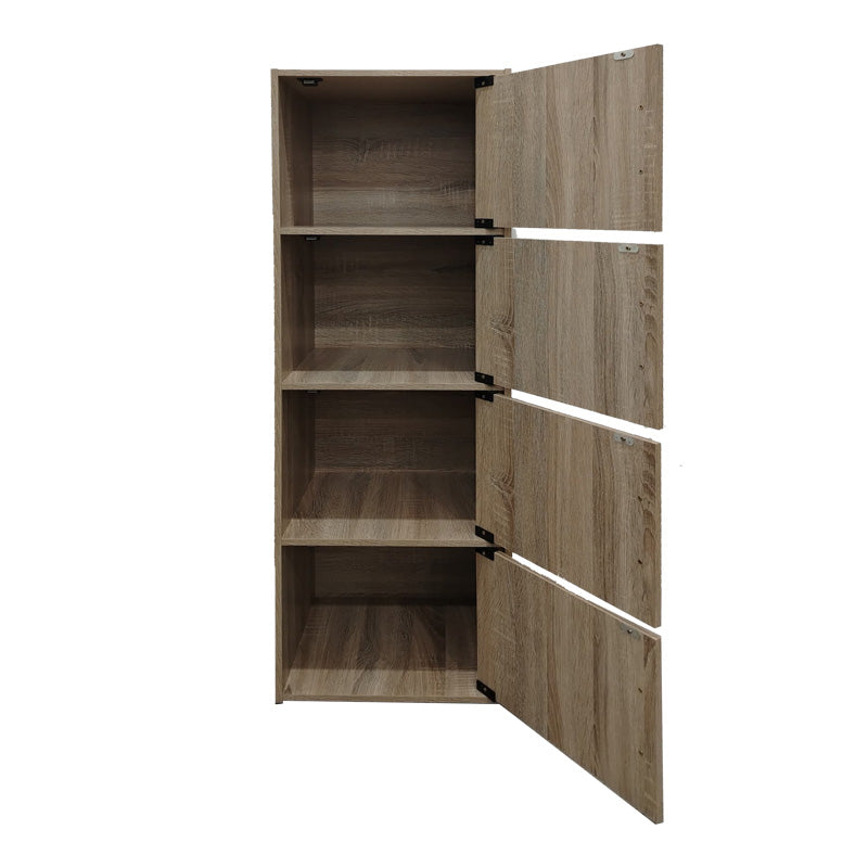 Ντουλάπι-στήλη Soline pakoworld σε sonoma απόχρωση 40x34.5x120εκ - Hippiehome.gr
