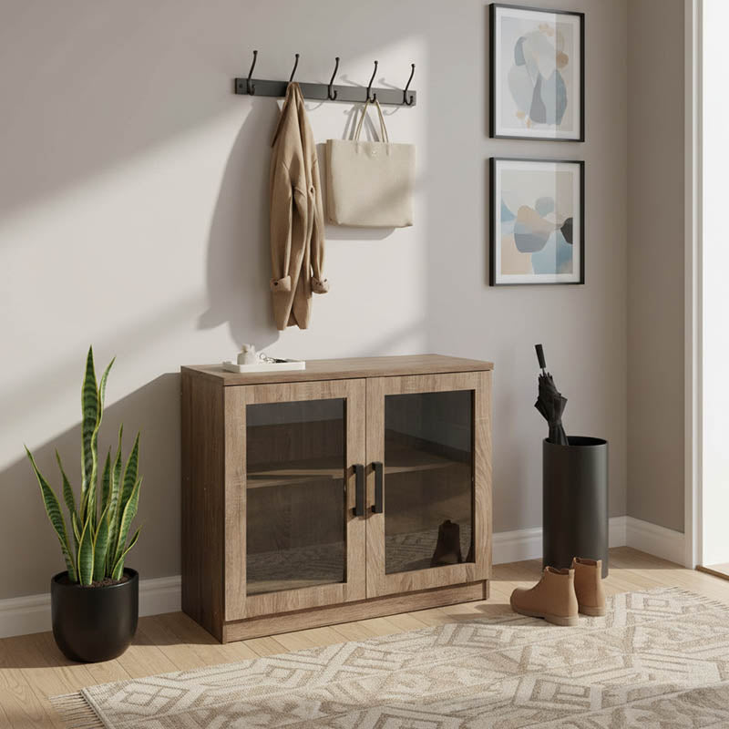 Παπουτσοθήκη-ντουλάπι Sapato pakoworld σε oak απόχρωση 80x40x80εκ - Hippiehome.gr