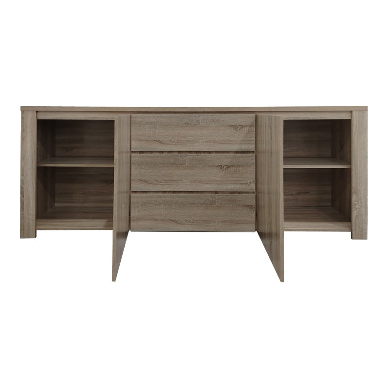 Μπουφές Kalya pakoworld σε sonoma απόχρωση 220x49x89.5εκ - Hippiehome.gr