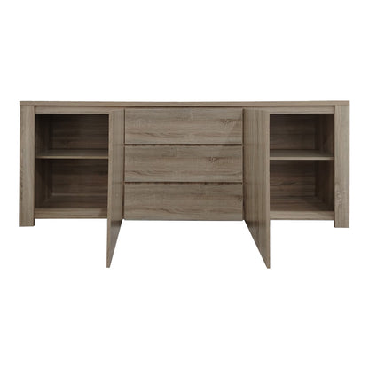 Μπουφές Kalya pakoworld σε sonoma απόχρωση 220x49x89.5εκ - Hippiehome.gr