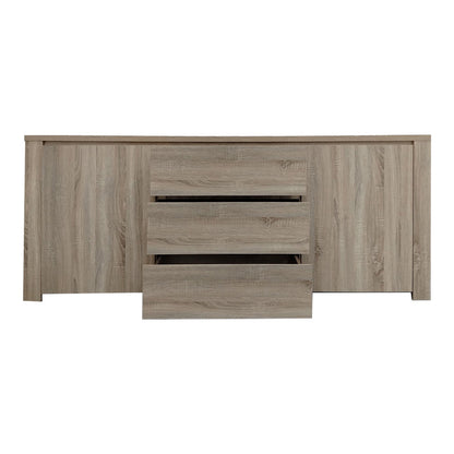 Μπουφές Kalya pakoworld σε sonoma απόχρωση 220x49x89.5εκ - Hippiehome.gr