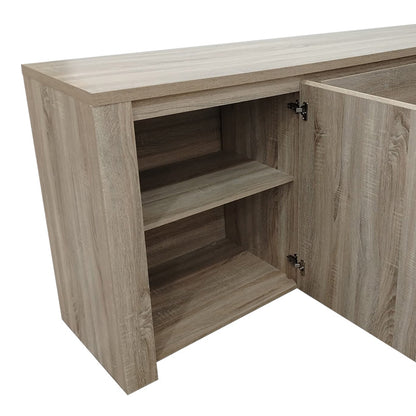 Μπουφές Kalya pakoworld σε sonoma απόχρωση 220x49x89.5εκ - Hippiehome.gr