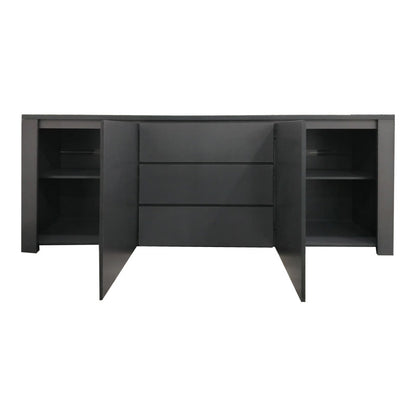 Μπουφές Kalya pakoworld σε ανθρακί απόχρωση 220x49x89.5εκ - Hippiehome.gr
