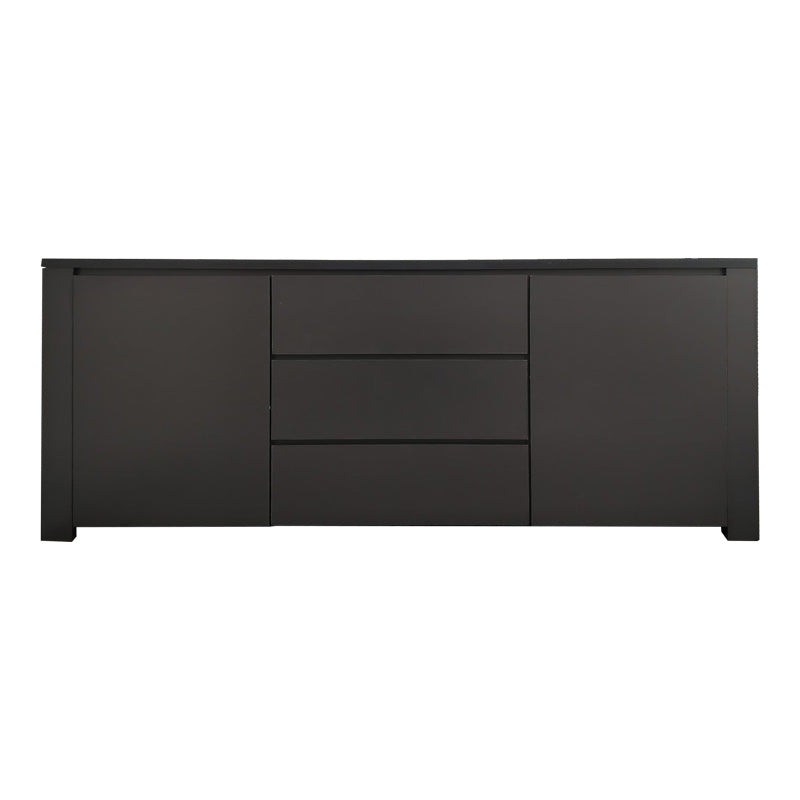 Μπουφές Kalya pakoworld σε ανθρακί απόχρωση 220x49x89.5εκ - Hippiehome.gr