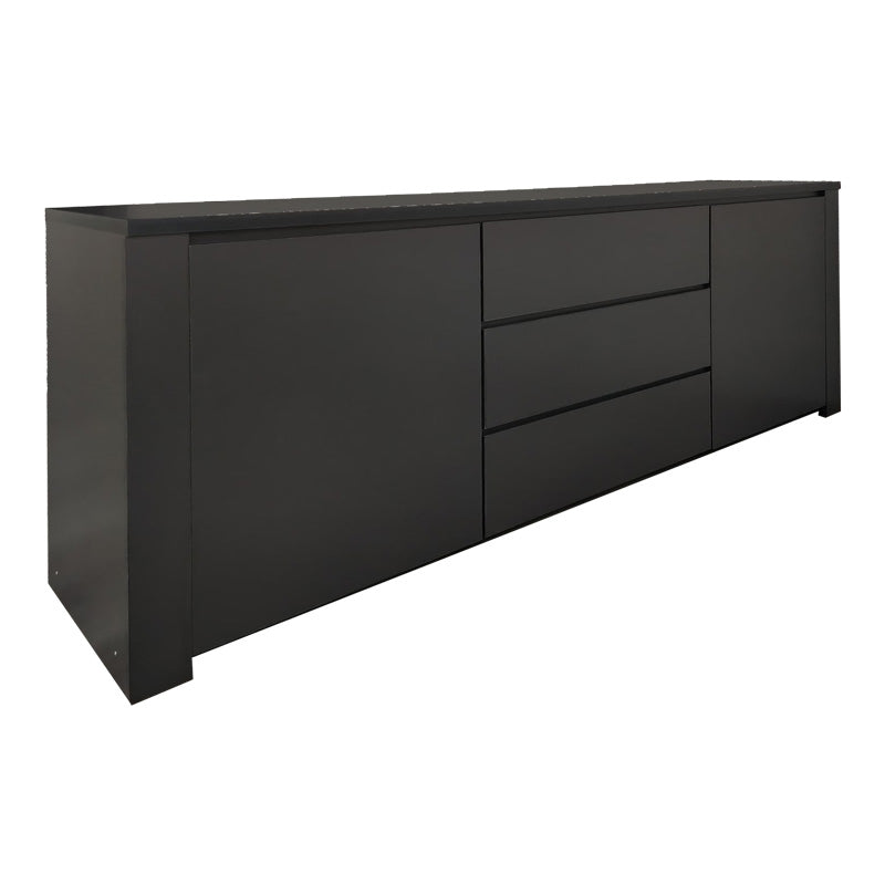Μπουφές Kalya pakoworld σε ανθρακί απόχρωση 220x49x89.5εκ - Hippiehome.gr