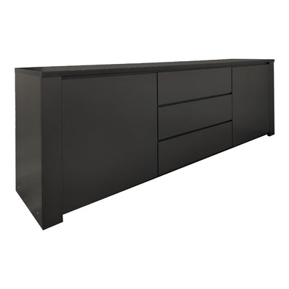 Μπουφές Kalya pakoworld σε ανθρακί απόχρωση 220x49x89.5εκ - Hippiehome.gr