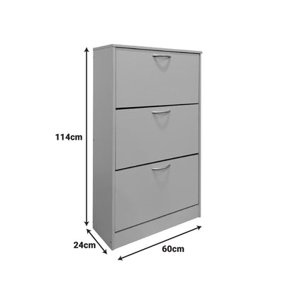 Παπουτσοθήκη Savaz pakoworld σε λευκή απόχρωση 60x24x114εκ - Hippiehome.gr
