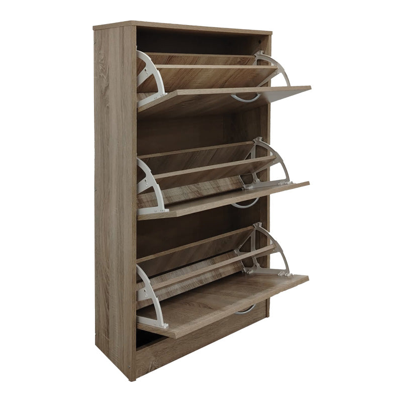 Παπουτσοθήκη Savaz pakoworld σε sonoma απόχρωση 60x24x114εκ - Hippiehome.gr