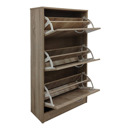Παπουτσοθήκη Savaz pakoworld σε sonoma απόχρωση 60x24x114εκ - Hippiehome.gr
