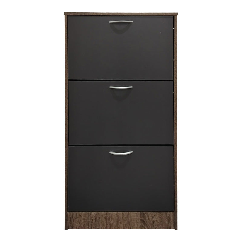 Παπουτσοθήκη Savaz pakoworld σε oak-ανθρακί απόχρωση 60x24x114εκ - Hippiehome.gr