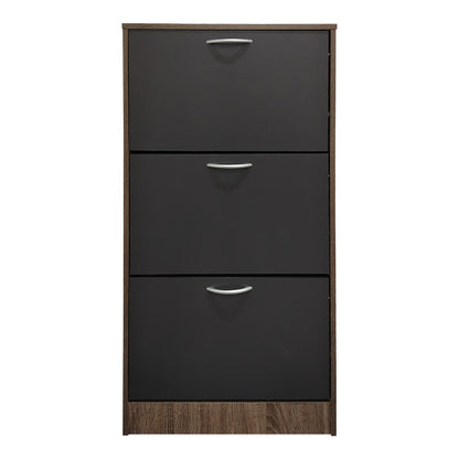 Παπουτσοθήκη Savaz pakoworld σε oak-ανθρακί απόχρωση 60x24x114εκ - Hippiehome.gr