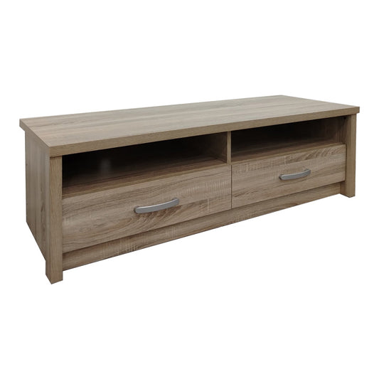Έπιπλο τηλεόρασης Podizor pakoworld σε sonoma απόχρωση 120x45x42.5εκ - Hippiehome.gr