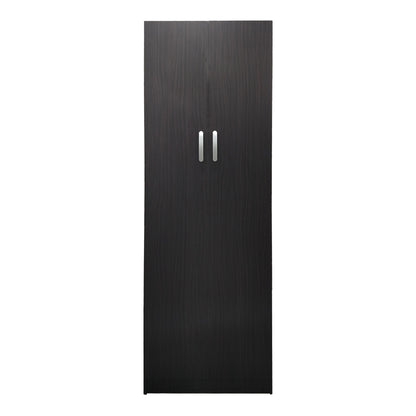 Ντουλάπα δίφυλλη Athos pakoworld σε wenge απόχρωση 60x42x180εκ - Hippiehome.gr