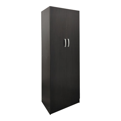 Ντουλάπα δίφυλλη Athos pakoworld σε wenge απόχρωση 60x42x180εκ - Hippiehome.gr