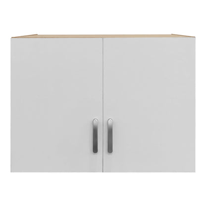 Πατάρι ντουλάπας δίφυλλο Lego pakoworld σε sonoma-λευκή απόχρωση 80x42x60εκ - Hippiehome.gr