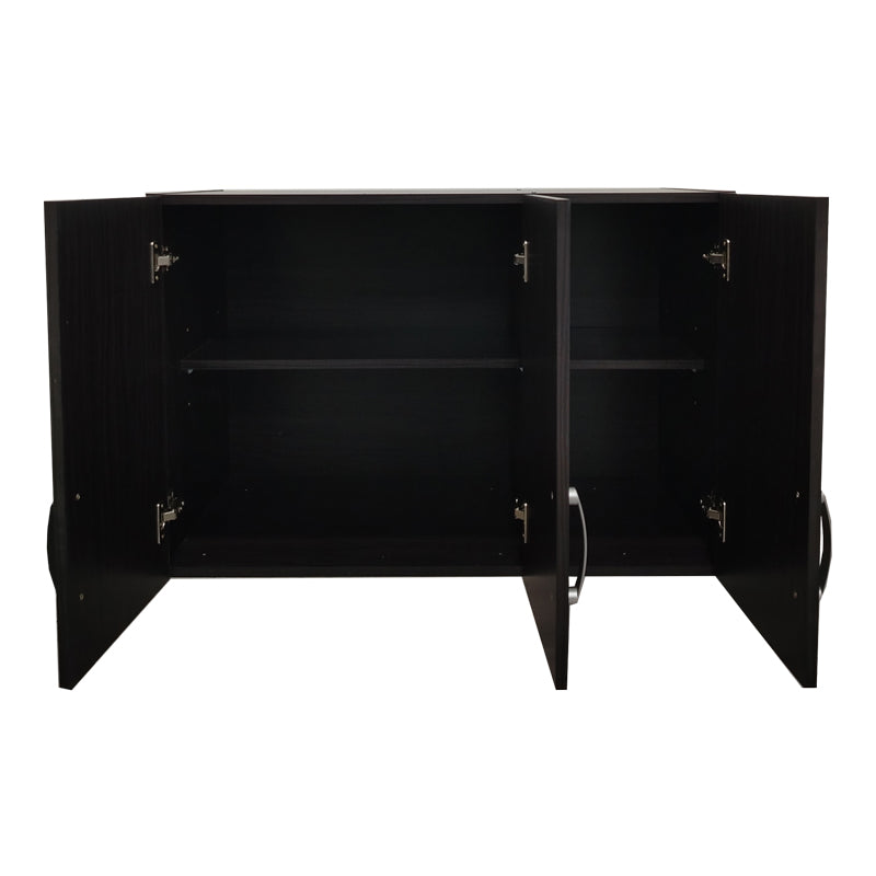 Πατάρι ντουλάπας τρίφυλλο Lego pakoworld σε wenge απόχρωση 90x41.5x60εκ - Hippiehome.gr