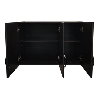 Πατάρι ντουλάπας τρίφυλλο Lego pakoworld σε wenge απόχρωση 90x41.5x60εκ - Hippiehome.gr