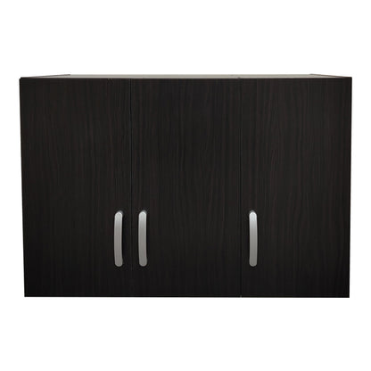 Πατάρι ντουλάπας τρίφυλλο Lego pakoworld σε wenge απόχρωση 90x41.5x60εκ - Hippiehome.gr