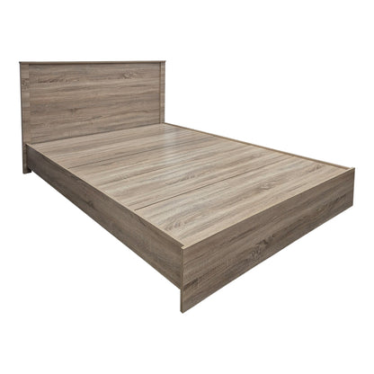 Κρεβάτι Athos pakoworld σε sonoma απόχρωση 140x200εκ - Hippiehome.gr