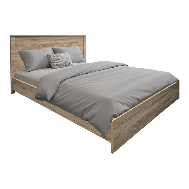 Κρεβάτι Athos pakoworld σε sonoma απόχρωση 160x200εκ - Hippiehome.gr