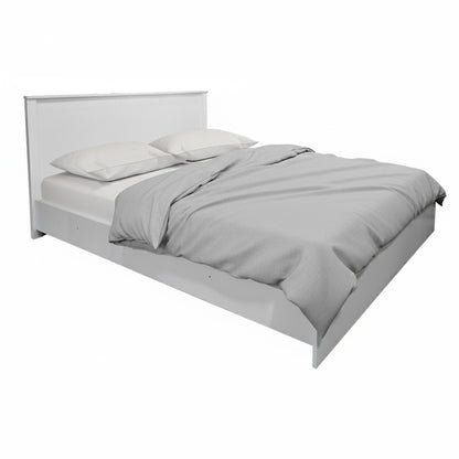 Κρεβάτι Athos pakoworld σε λευκή απόχρωση 160x200εκ - Hippiehome.gr