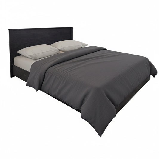 Κρεβάτι Athos pakoworld σε wenge απόχρωση 160x200εκ - Hippiehome.gr