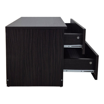 Κομοδίνο Athos pakoworld σε wenge απόχρωση 48x40x41.5εκ - Hippiehome.gr