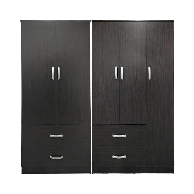 Ντουλάπα πεντάφυλλη Athos pakoworld wenge 170x42x180εκ - Hippiehome.gr
