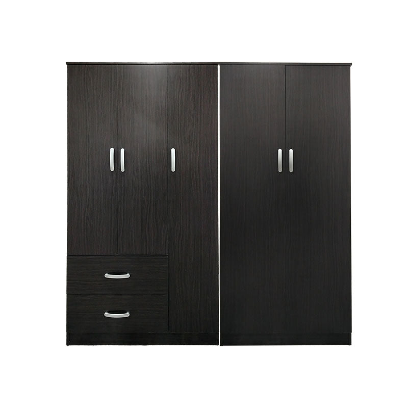 Ντουλάπα πεντάφυλλη Athos Ι pakoworld wenge 170x42x180εκ - Hippiehome.gr