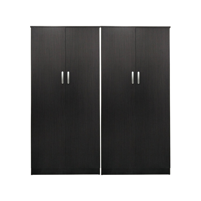 Ντουλάπα τετράφυλλη Athos Ι pakoworld wenge 160x42x180εκ - Hippiehome.gr