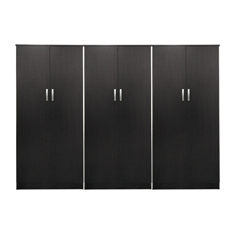 Ντουλάπα εξάφυλλη Athos pakoworld wenge 240x42x180εκ - Hippiehome.gr